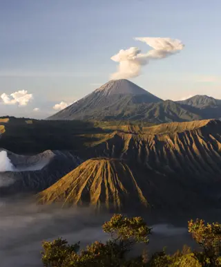 Sonnenaufgang beim Mount Bromo